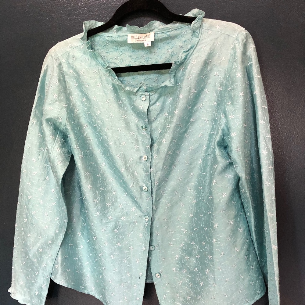 Teal Woman’s Blouse